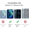 image:imageJETech Matte Case for iPhone 1212 Pro Black  MilitaryGrade Protection Frosted Matte Back AntiFingerprint Finish Shockproof DesignStorm Blue