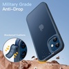 image:imageJETech Matte Case for iPhone 1212 Pro Black  MilitaryGrade Protection Frosted Matte Back AntiFingerprint Finish Shockproof DesignStorm Blue