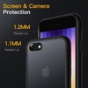image:imageJETech Matte Case for iPhone SE 32 iPhone 87 Black  MilitaryGrade Protection Frosted Matte Back AntiFingerprint Finish Shockproof DesignBlack