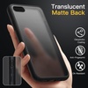 image:imageJETech Matte Case for iPhone SE 32 iPhone 87 Black  MilitaryGrade Protection Frosted Matte Back AntiFingerprint Finish Shockproof DesignBlack