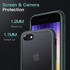 image:imageJETech Matte Case for iPhone SE 32 iPhone 87 Black  MilitaryGrade Protection Frosted Matte Back AntiFingerprint Finish Shockproof DesignDark Green