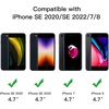 image:imageJETech Matte Case for iPhone SE 32 iPhone 87 Black  MilitaryGrade Protection Frosted Matte Back AntiFingerprint Finish Shockproof DesignDark Green