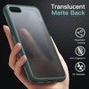 image:imageJETech Matte Case for iPhone SE 32 iPhone 87 Black  MilitaryGrade Protection Frosted Matte Back AntiFingerprint Finish Shockproof DesignDark Green