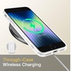 image:imageJETech Matte Case for iPhone SE 32 iPhone 87 Black  MilitaryGrade Protection Frosted Matte Back AntiFingerprint Finish Shockproof DesignFrosted Clear