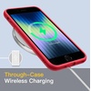 image:imageJETech Matte Case for iPhone SE 32 iPhone 87 Black  MilitaryGrade Protection Frosted Matte Back AntiFingerprint Finish Shockproof DesignRed