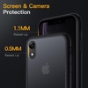image:imageJETech Matte Case for iPhone XR Black  MilitaryGrade Protection Frosted Matte Back AntiFingerprint Finish Shockproof DesignBlack