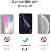 image:imageJETech Matte Case for iPhone XR Black  MilitaryGrade Protection Frosted Matte Back AntiFingerprint Finish Shockproof DesignBlack