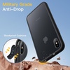 image:imageJETech Matte Case for iPhone Xs and iPhone X Black  MilitaryGrade Protection Frosted Matte Back AntiFingerprint Finish Shockproof DesignBlack