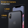 image:imageJETech Matte Case for iPhone Xs and iPhone X Black  MilitaryGrade Protection Frosted Matte Back AntiFingerprint Finish Shockproof DesignBlack