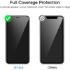 image:imageJETech Privacy Screen Protector for iPhone 11 ProXsX 2Pack  Full Coverage AntiSpy 9H Tempered Glass Black Edge Design CaseFriendlyiPhone 11 ProXXS