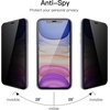 image:imageJETech Privacy Screen Protector for iPhone 11 ProXsX 2Pack  Full Coverage AntiSpy 9H Tempered Glass Black Edge Design CaseFriendlyiPhone 11XR