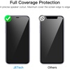 image:imageJETech Privacy Screen Protector for iPhone 11 ProXsX 2Pack  Full Coverage AntiSpy 9H Tempered Glass Black Edge Design CaseFriendlyiPhone 11XR