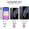 image:imageJETech Privacy Screen Protector for iPhone 11 ProXsX 2Pack  Full Coverage AntiSpy 9H Tempered Glass Black Edge Design CaseFriendlyiPhone 11XR