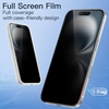image:imageJETech Privacy Screen Protector for iPhone 11 ProXsX 2Pack  Full Coverage AntiSpy 9H Tempered Glass Black Edge Design CaseFriendlyiPhone 16