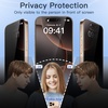 image:imageJETech Privacy Screen Protector for iPhone 11 ProXsX 2Pack  Full Coverage AntiSpy 9H Tempered Glass Black Edge Design CaseFriendlyiPhone 16 Pro Max