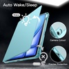 image:imageJETech Rotating Case for iPad Air 13 M4M3M2 Purple  Cover for 202620252024 Model 360 Rotation Stand Clear Back Design Auto WakeSleep Pencil Holder Full ProtectionBlue