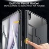 image:imageJETech Rotating Case for iPad Air 13 M4M3M2 Purple  Cover for 202620252024 Model 360 Rotation Stand Clear Back Design Auto WakeSleep Pencil Holder Full ProtectionSpace Gray