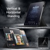 image:imageJETech Rotating Case for iPad Air 13 M4M3M2 Purple  Cover for 202620252024 Model 360 Rotation Stand Clear Back Design Auto WakeSleep Pencil Holder Full ProtectionBlack