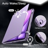 image:imageJETech Rotating Case for iPad Air 13 M4M3M2 Purple  Cover for 202620252024 Model 360 Rotation Stand Clear Back Design Auto WakeSleep Pencil Holder Full ProtectionPurple