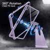 image:imageJETech Rotating Case for iPad Air 13 M4M3M2 Purple  Cover for 202620252024 Model 360 Rotation Stand Clear Back Design Auto WakeSleep Pencil Holder Full ProtectionPurple