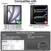 image:imageJETech Rotating Case for iPad Air 13 M4M3M2 Purple  Cover for 202620252024 Model 360 Rotation Stand Clear Back Design Auto WakeSleep Pencil Holder Full ProtectionSandy Pink