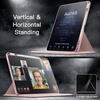 image:imageJETech Rotating Case for iPad Air 13 M4M3M2 Purple  Cover for 202620252024 Model 360 Rotation Stand Clear Back Design Auto WakeSleep Pencil Holder Full ProtectionSandy Pink