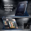 image:imageJETech Rotating Case for iPad Air 13 M4M3M2 Purple  Cover for 202620252024 Model 360 Rotation Stand Clear Back Design Auto WakeSleep Pencil Holder Full ProtectionDeep Navy