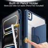 image:imageJETech Rotating Case for iPad Pro 13 M5M4 20252024 Black  Cover 360 Rotation Stand Clear Back Design Auto WakeSleep Pencil Holder Full ProtectionNavy