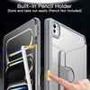 image:imageJETech Rotating Case for iPad Pro 13 M5M4 20252024 Black  Cover 360 Rotation Stand Clear Back Design Auto WakeSleep Pencil Holder Full ProtectionSilver