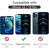 image:imageJETech Screen Protector for iPhone 1212 Pro 3Pack  9H Tempered Glass Full Coverage Scratch Resistant HD Clear CaseFriendlyiPhone 1212 Pro 61Inch