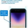 image:imageJETech Screen Protector for iPhone SE 3 2022 3Pack  HD Clear Tempered Glass Film AntiScratch Glass