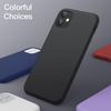 image:imageJETech Silicone Case for iPhone 11 Black  Silky Soft Touch Shockproof Protection Scratch Resistant Microfiber LiningBlack