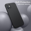 image:imageJETech Silicone Case for iPhone 11 Black  Silky Soft Touch Shockproof Protection Scratch Resistant Microfiber LiningBlack