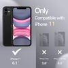 image:imageJETech Silicone Case for iPhone 11 Black  Silky Soft Touch Shockproof Protection Scratch Resistant Microfiber LiningBlack