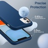 image:imageJETech Silicone Case for iPhone 11 Black  Silky Soft Touch Shockproof Protection Scratch Resistant Microfiber LiningBlue Cobalt