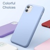 image:imageJETech Silicone Case for iPhone 11 Black  Silky Soft Touch Shockproof Protection Scratch Resistant Microfiber LiningLight Blue