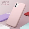 image:imageJETech Silicone Case for iPhone 11 Black  Silky Soft Touch Shockproof Protection Scratch Resistant Microfiber LiningPink