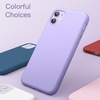 image:imageJETech Silicone Case for iPhone 11 Black  Silky Soft Touch Shockproof Protection Scratch Resistant Microfiber LiningPurple