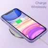 image:imageJETech Silicone Case for iPhone 11 Black  Silky Soft Touch Shockproof Protection Scratch Resistant Microfiber LiningPurple