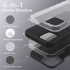 image:imageJETech Silicone Case for iPhone 12 mini Black  Silky Soft Touch Shockproof Protection Scratch Resistant Microfiber LiningBlack