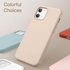 image:imageJETech Silicone Case for iPhone 1212 Pro Black  Silky Soft Touch Shockproof Protection Scratch Resistant Microfiber LiningBeige