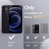 image:imageJETech Silicone Case for iPhone 1212 Pro Black  Silky Soft Touch Shockproof Protection Scratch Resistant Microfiber LiningBlack