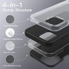 image:imageJETech Silicone Case for iPhone 1212 Pro Black  Silky Soft Touch Shockproof Protection Scratch Resistant Microfiber LiningBlack