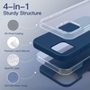 image:imageJETech Silicone Case for iPhone 1212 Pro Black  Silky Soft Touch Shockproof Protection Scratch Resistant Microfiber LiningBlue Cobalt