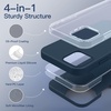 image:imageJETech Silicone Case for iPhone 1212 Pro Black  Silky Soft Touch Shockproof Protection Scratch Resistant Microfiber LiningNavy