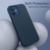 image:imageJETech Silicone Case for iPhone 1212 Pro Black  Silky Soft Touch Shockproof Protection Scratch Resistant Microfiber LiningNavy