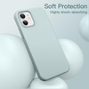 image:imageJETech Silicone Case for iPhone 1212 Pro Black  Silky Soft Touch Shockproof Protection Scratch Resistant Microfiber LiningSucculent