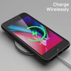 image:imageJETech Silicone Case for iPhone 8 Plus7 Plus Black  Silky Soft Touch Shockproof Protection Scratch Resistant Microfiber LiningBlack