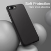image:imageJETech Silicone Case for iPhone 8 Plus7 Plus Black  Silky Soft Touch Shockproof Protection Scratch Resistant Microfiber LiningBlack