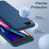 image:imageJETech Silicone Case for iPhone 8 Plus7 Plus Black  Silky Soft Touch Shockproof Protection Scratch Resistant Microfiber LiningBlue Cobalt